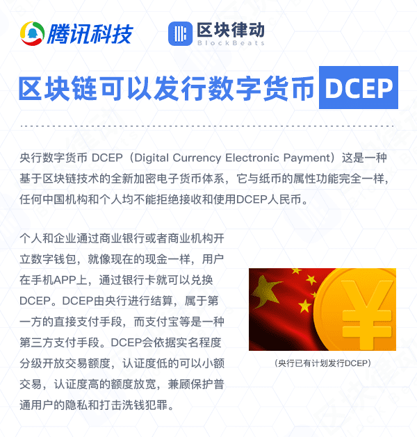 区块链可以发行数字货币dcep