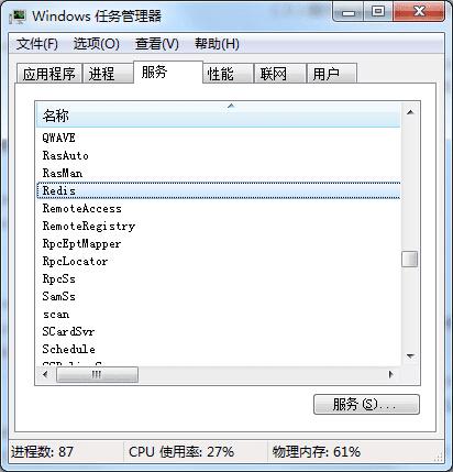 windowsRedis+Spring棿