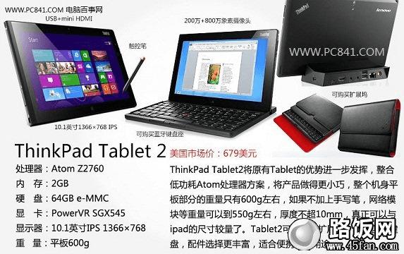 ThinkPad Tablet 2 PCƽһ