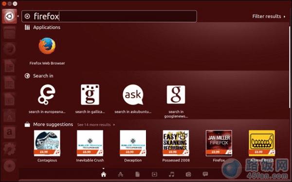 Ubuntu Dash Amazon