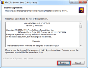 ΰװFilezilla server FTP