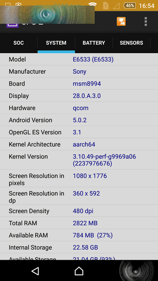 콢Xperia Z3+ Dualô