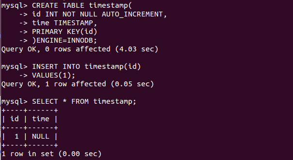 MySQL5.6 TIMESTAMPı仯