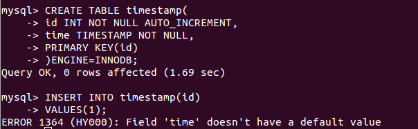 MySQL5.6 TIMESTAMPı仯