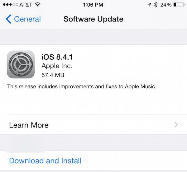 iOS8.4.1ʽ̼ʲô