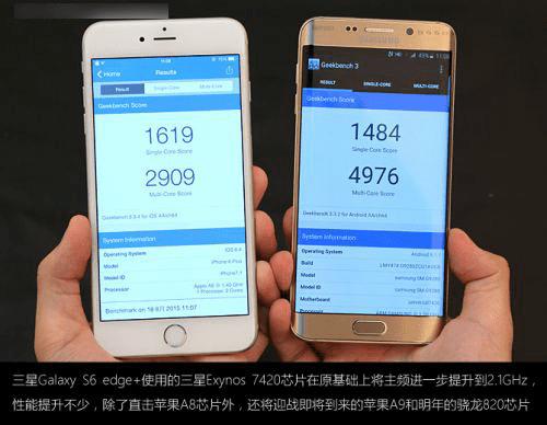 ЧļǿGalaxy S6 Edge+iPhone6 PlusնԱ