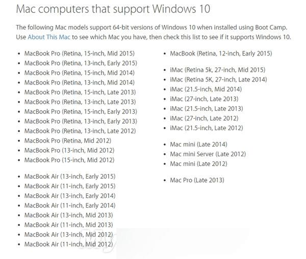 ƻ°˫ϵͳBoot Camp 6 ֧Win10 ?