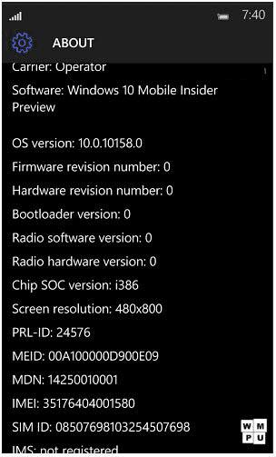 Win10 MobileԤ10158ͼƬ