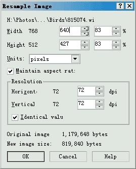 ôCorelDRAW10еResample