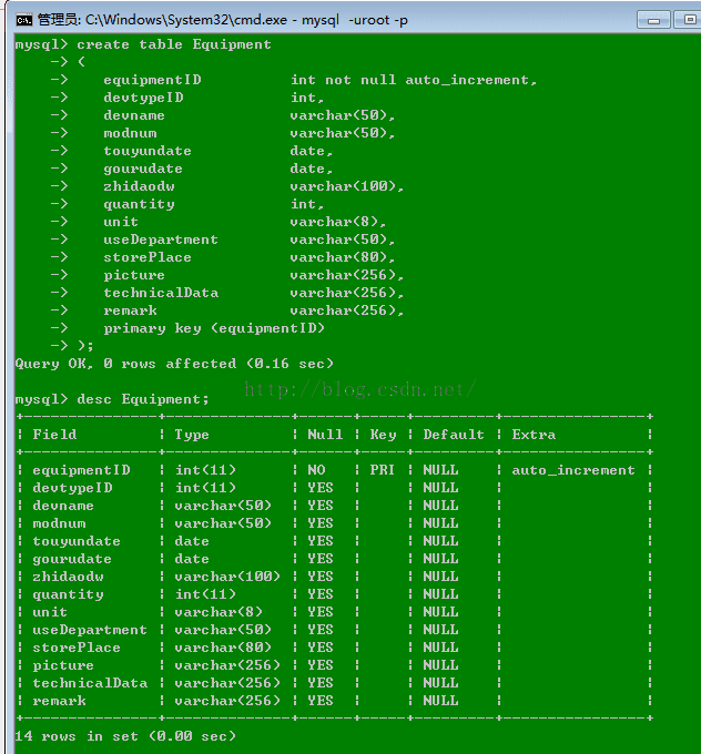 ʹMysqlͨ豸Ϣϵͳݿ⣿