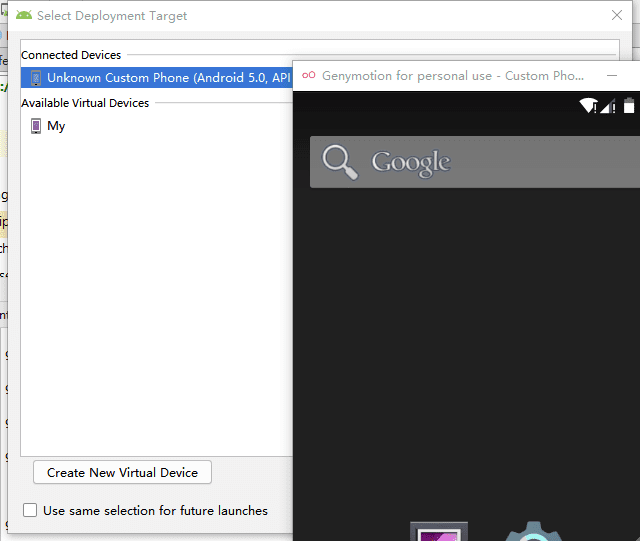 Android Studio޷Genymotion(бκͬ⣡)