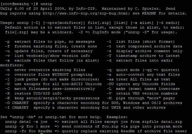 linux-centos-zip-unzip