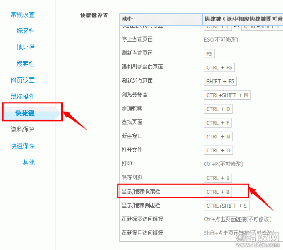 360浏览器ctrl b快捷键文字加粗失效的解决办法