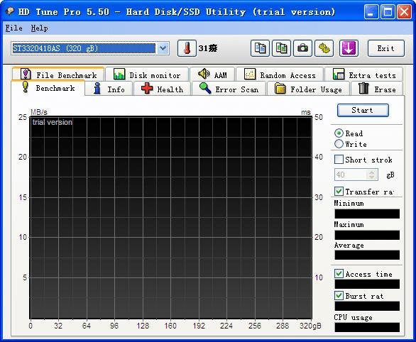 HD Tune ProӲ̼޸V5.50